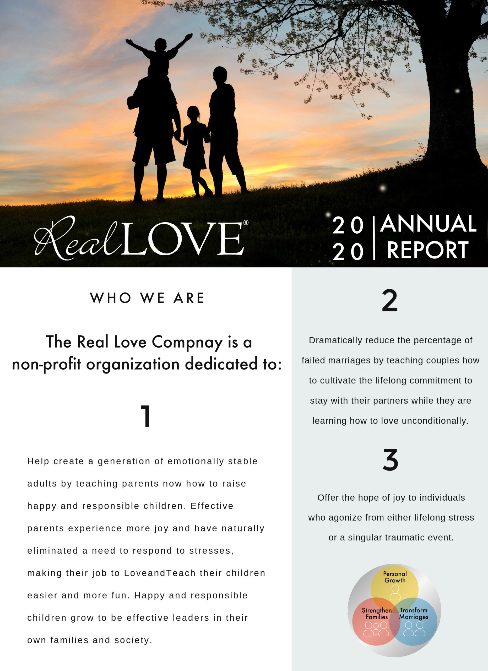 Cover of 2020 annual report